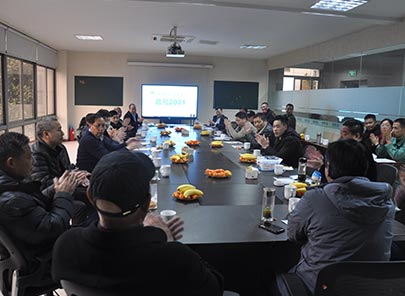 2021年初不朽情缘电子游戏官网地板拓展市场战略发布会现场